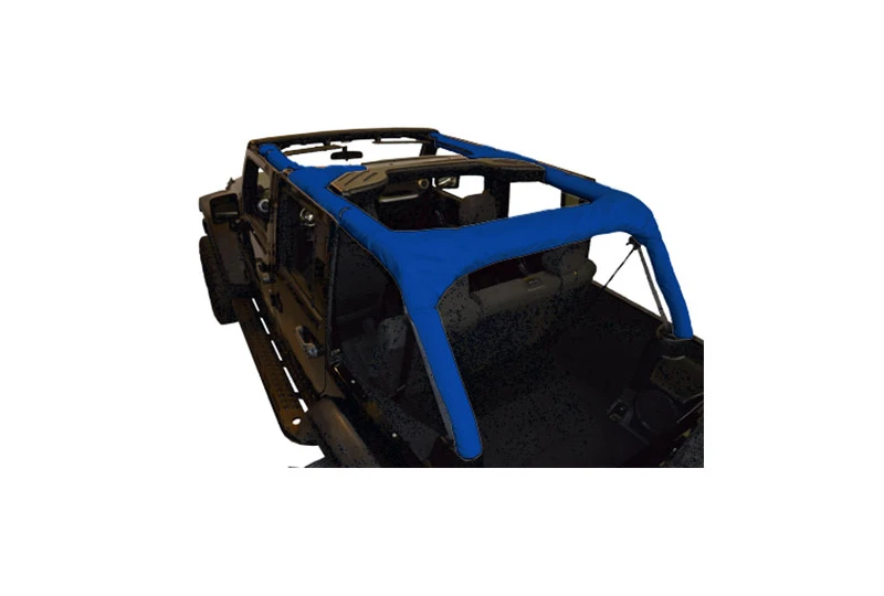 Dirty Dog Roll Bar Cover Blue | Jeep Wrangler JKU | RubiTrux