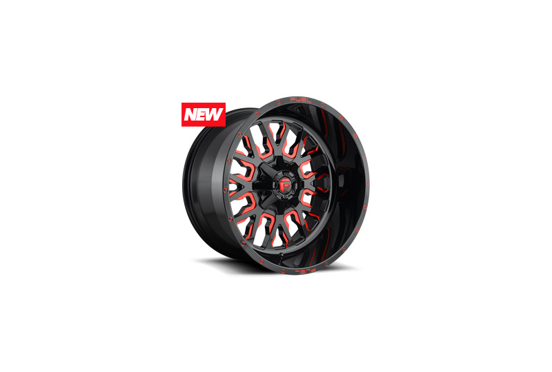 Fuel Stroke D612 Wheel 22 X 12 4 77 Backspacing 44 Offset