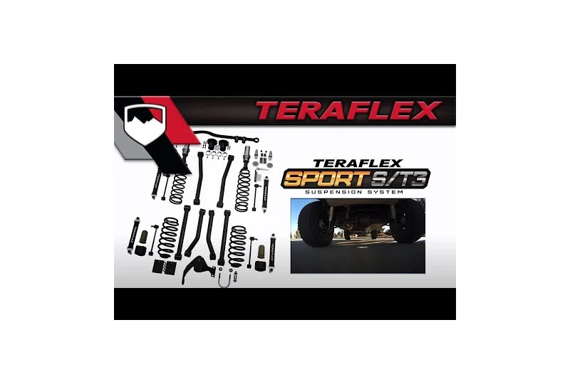 No Shocks JK 4Dr TeraFlex Sport S/T3 Suspension System