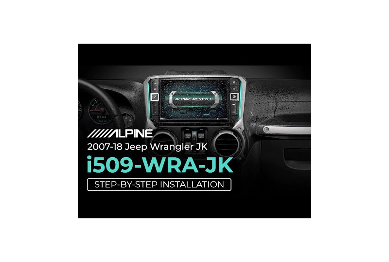 Alpine i509-WRA-JK Restyle Radio | Wrangler JK