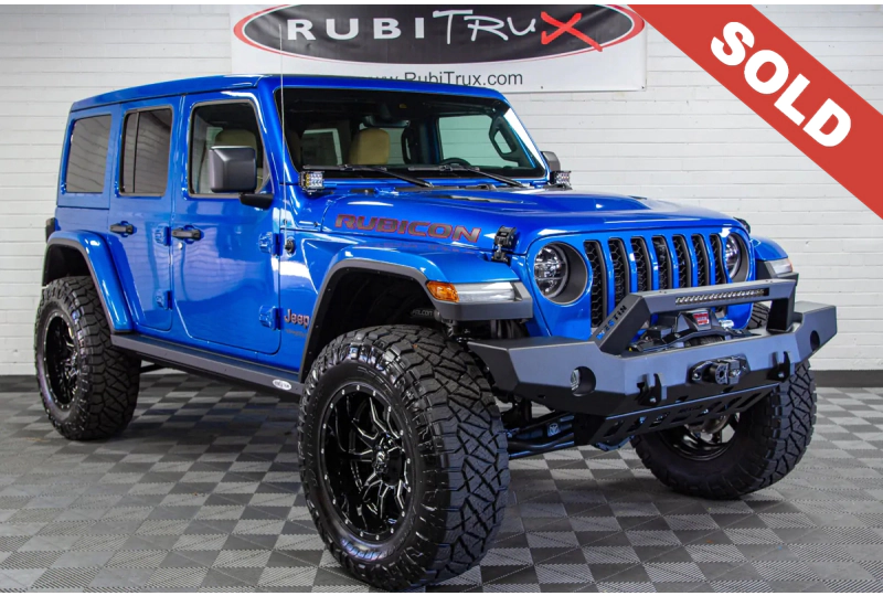 21 Jeep Wrangler Jl Unlimited Rubicon Hydro Blue