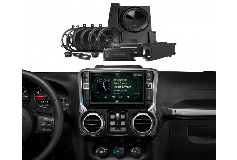 Alpine i209WRA 9" Restyle Sound System Upgrade PSS22WRA Combo Kit
