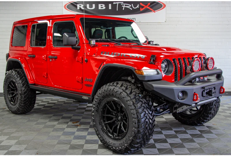 2021 Jeep Wrangler Unlimited Rubicon JL Firecracker Red for Sale | RubiTrux