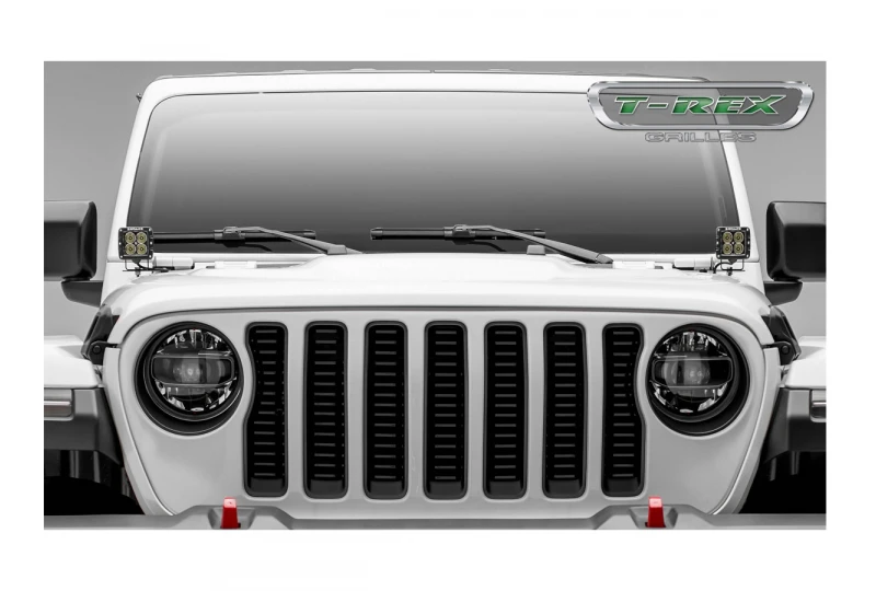 Jeep Wrangler JL T-REX Billet Series Grille-Black Powdercoat 3/16