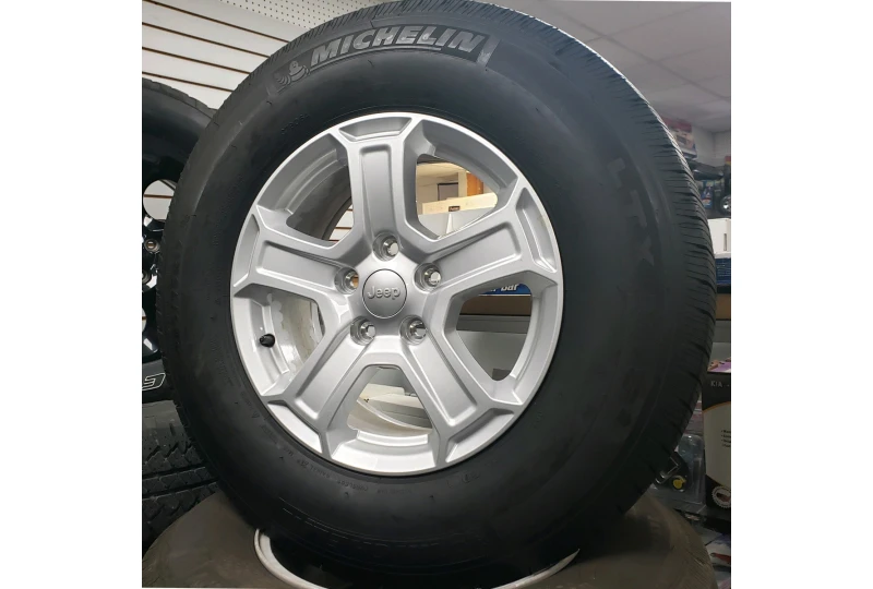 Jeep Wrangler JL Sport Wheels; Michelin LTX MS2 Tires