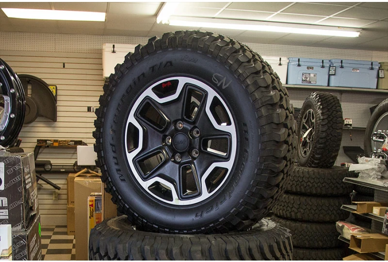 2017 Jeep Wrangler Rubicon Hard Rock Wheels for sale at RubiTrux
