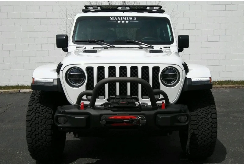 Steel bumper outlet group jeep