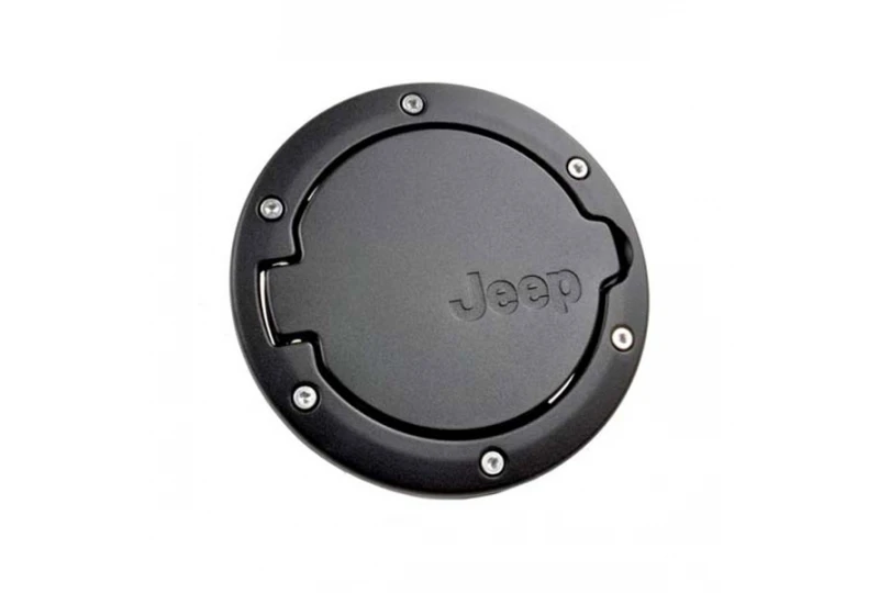 Mopar 82214793 Fuel Filler Door - Black; Wrangler JK Unlimited