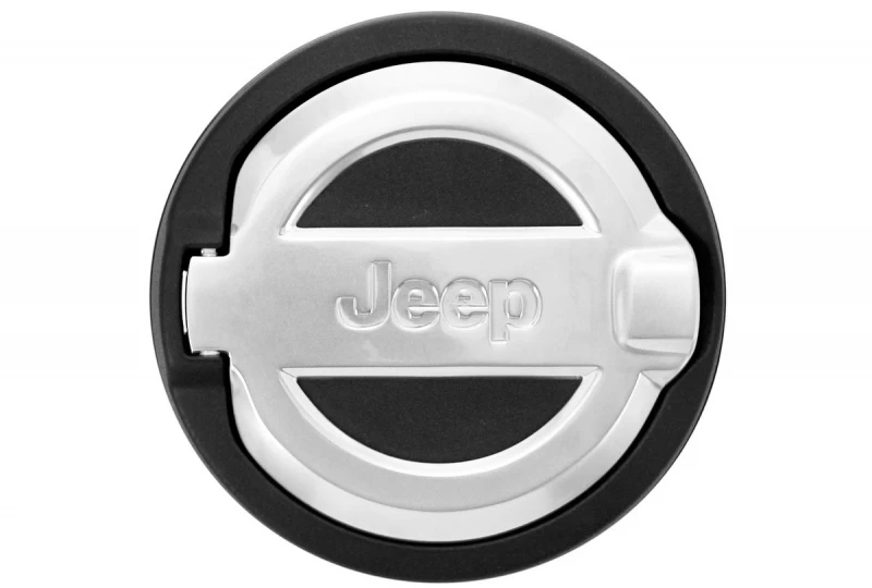 Mopar Jeep Wrangler JL / JLU Fuel Door Satin Chrome