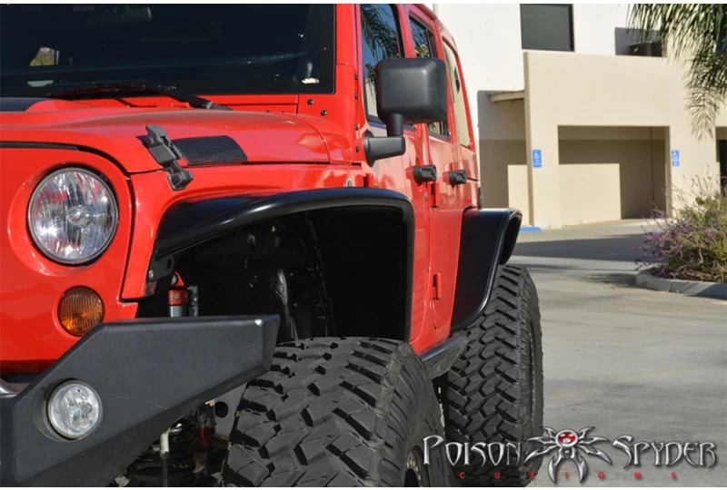 Poison Spyder Front Crusher Flares-Extra Wide | Wrangler JKU