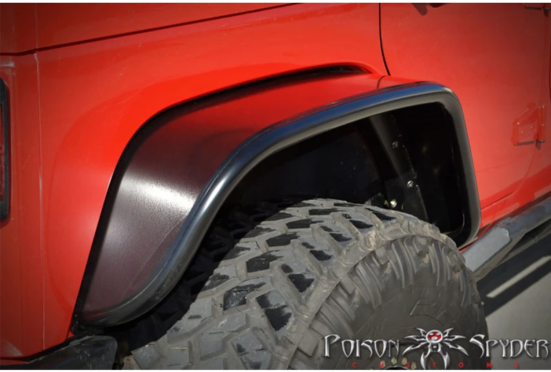 Poison Spyder Crusher Flares Rear-Extra Wide | Wrangler JK