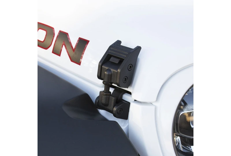 Rugged Ridge Hood Latches Textured Black - 2018+ Jeep Wrangler JL Rugged Ridge Hood Latches Textured Black - 2018+ Jeep Wrangler JL