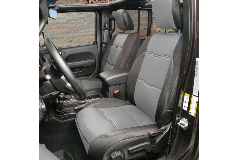 Smittybilt Gen2 Custom Fit Neoprene Seat Cover Charcoal | Wrangler JL