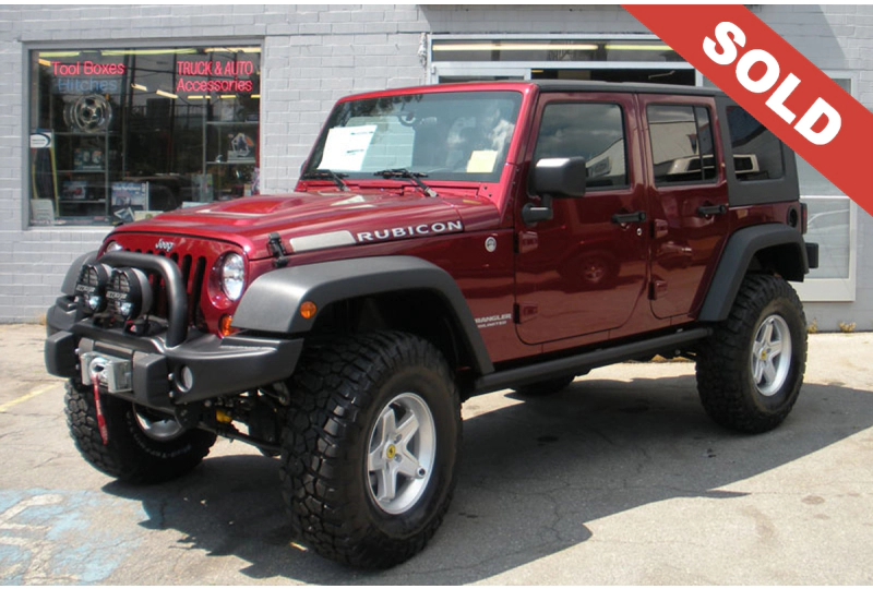 2009 Red Jeep Wrangler Unlimited