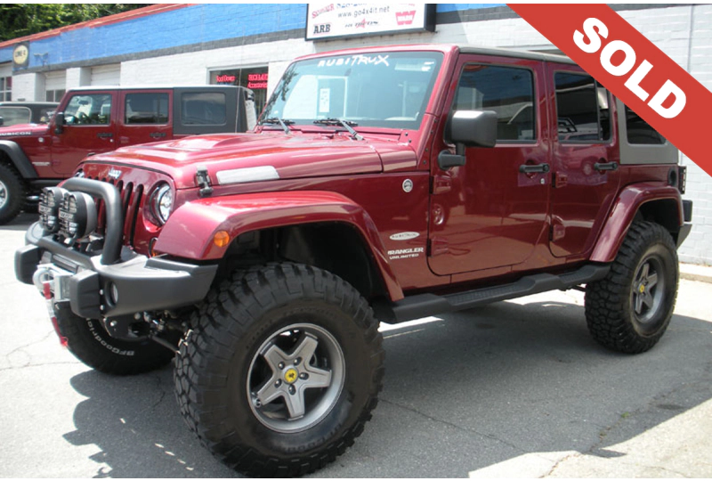 2009 Red Jeep Wrangler Unlimited Red Rock Sahara