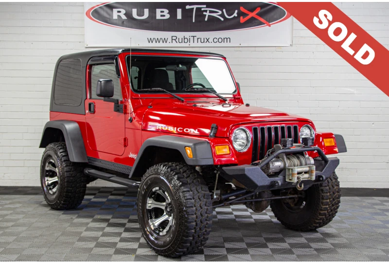 2005 Jeep Wrangler TJ Rubicon Flame Red for Sale!