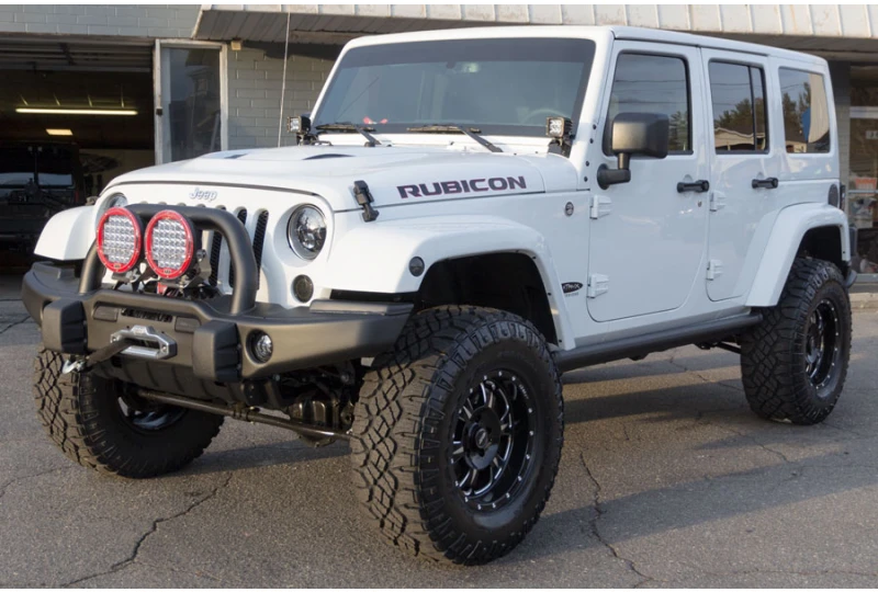 2015 Custom Jeep Wrangler Rubicon Unlimited White