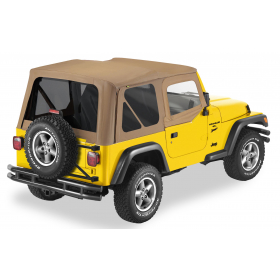 Bestop 51124-37 Jeep TJ Replace-A-Top w/Half Door Skins Tinted Windows  97-02 Jeep Wrangler TJ Spice Kit