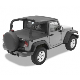 Bestop Header Bikini Top Targa Style Wrangler JK 2 Door Mesh