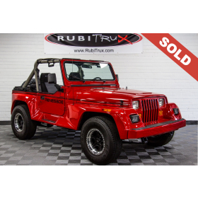 Pre-Owned 1991 Jeep Wrangler Renegade YJ Red