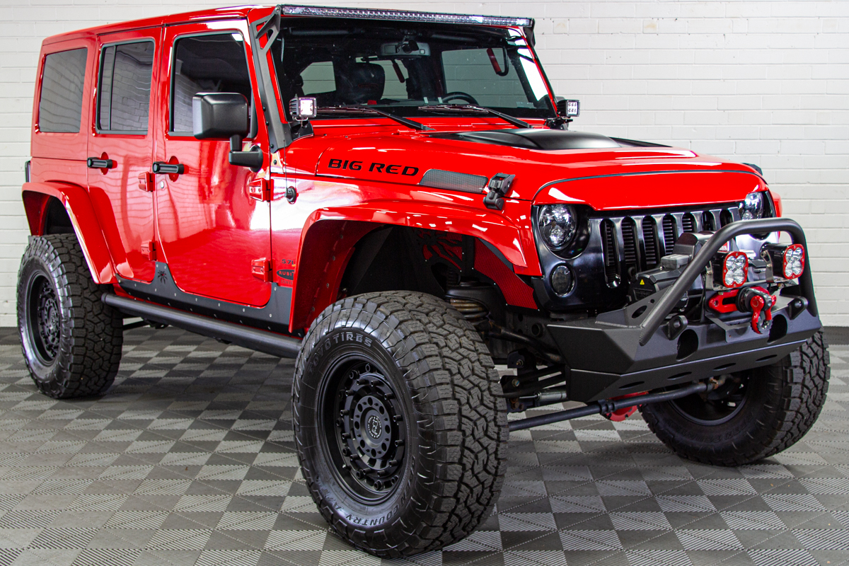 2016 Jeep Wrangler JK Unlimited Rubicon HEMI Firecracker Red for Sale!