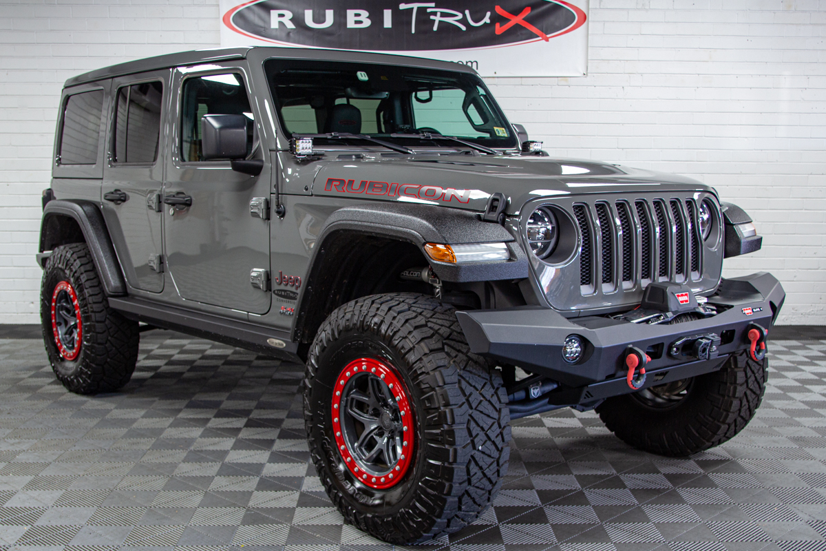 Pre-Owned 2020 Jeep Wrangler JL Unlimited Rubicon HEMI Sting Gray