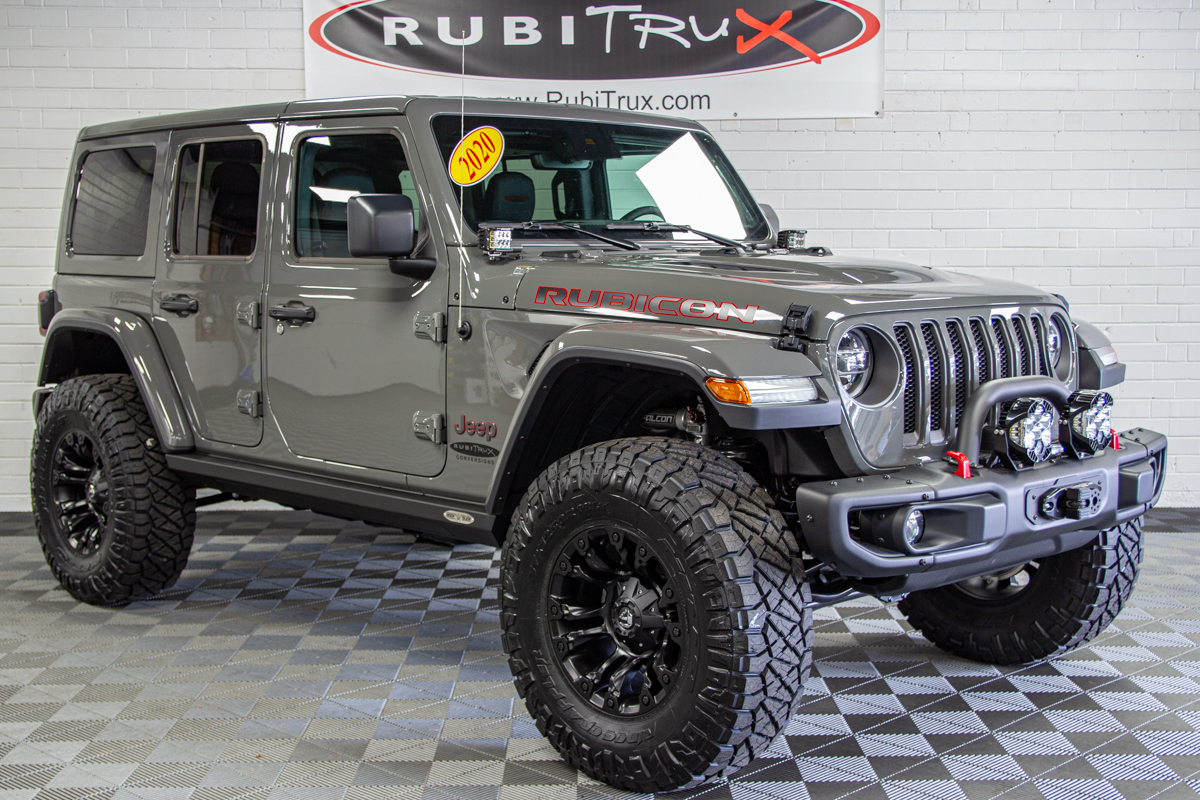 Custom Lifted 2020 Jeep Wrangler Rubicon Unlimited Sting Gray for Sale