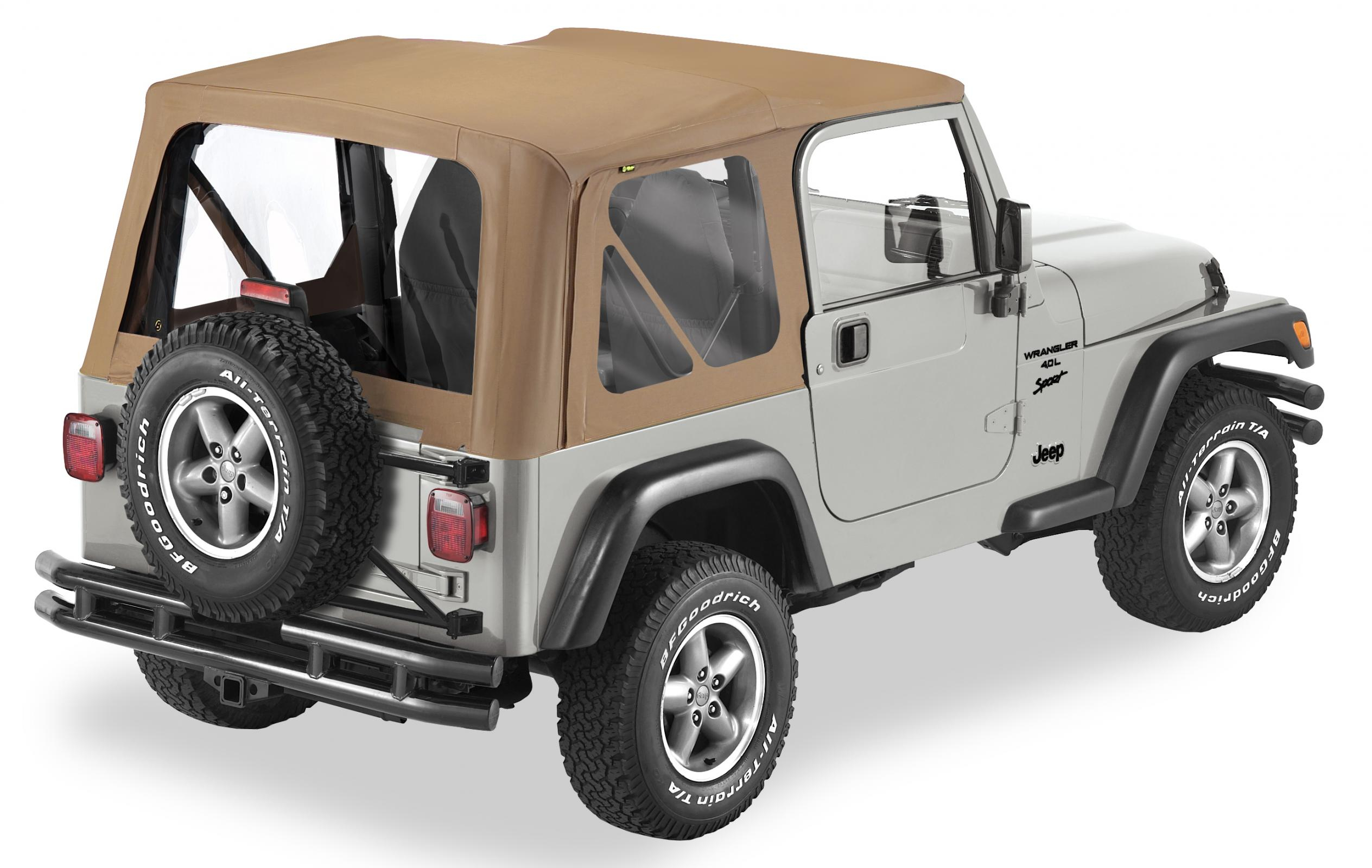 Bestop 51127-37 Jeep TJ Replace-A-Top w/Full Steel Doors Clear Windows  97-02 Jeep Wrangler TJ Spice Kit