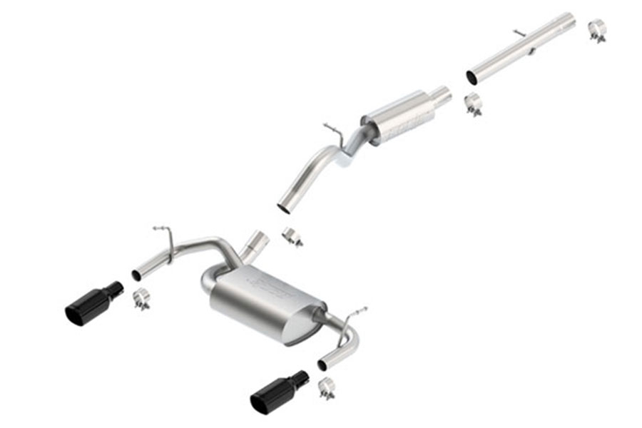 Borla S-Type Stainless Steel Cat-Back Exhaust System with Single Rear –  RalliTEK