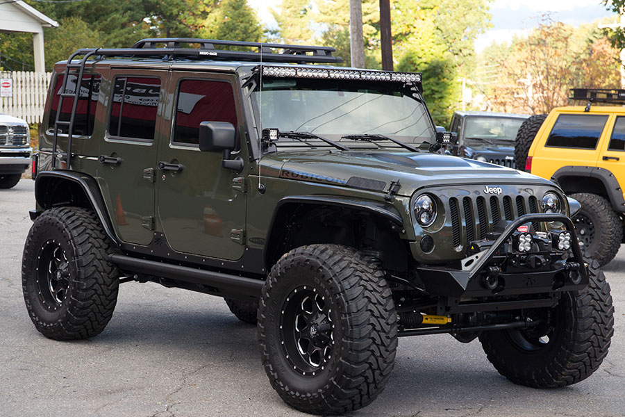 Custom jeep roof discount rack