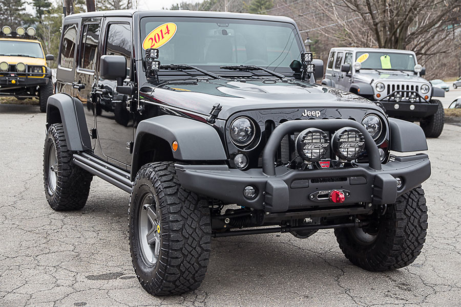 Pre-Owned 2014 Jeep Wrangler Rubicon X Unlimited Black