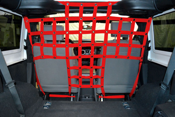 Dirty Dog 4x4 Pet Divider for Behind Front Seats - Red