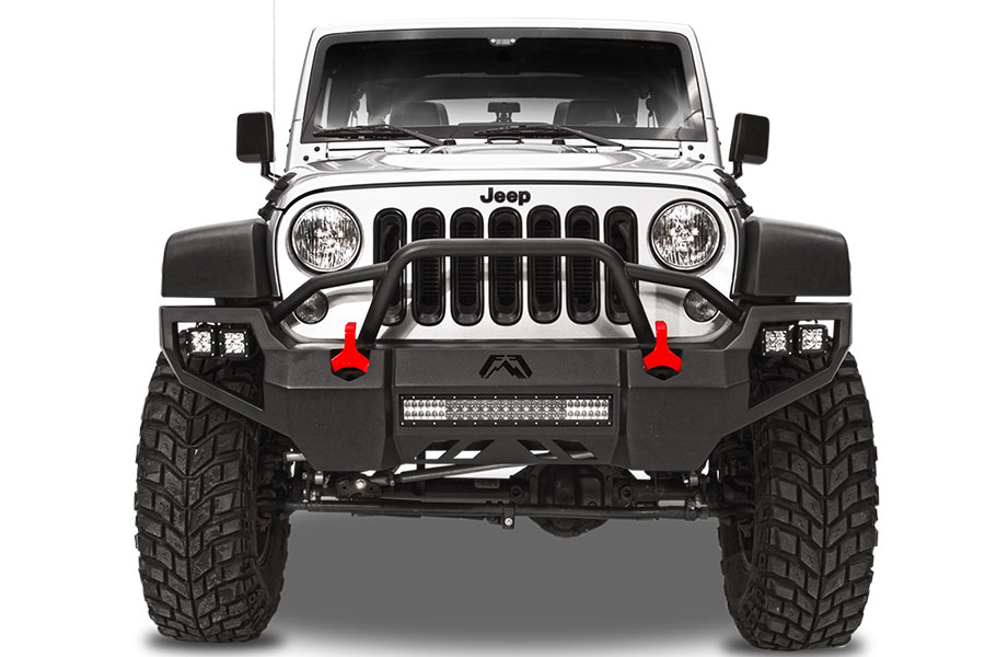 Fab Fours Vengeance Bumper & Grille Guard | Jeep Wrangler JK Fab Fours Vengeance Bumper & Grille Guard | Jeep Wrangler JK