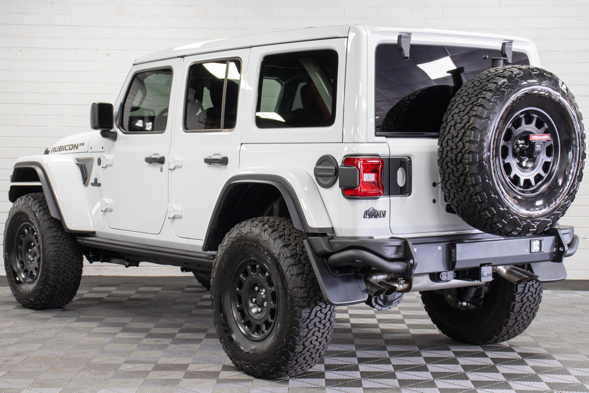 2023 white aev 20th anniversary jeep wrangler 392 rear corner