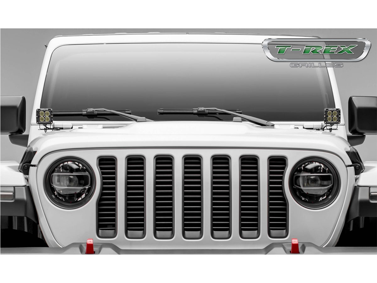 Jeep Wrangler JL T-REX Billet Series Grille-Black Powder Coat