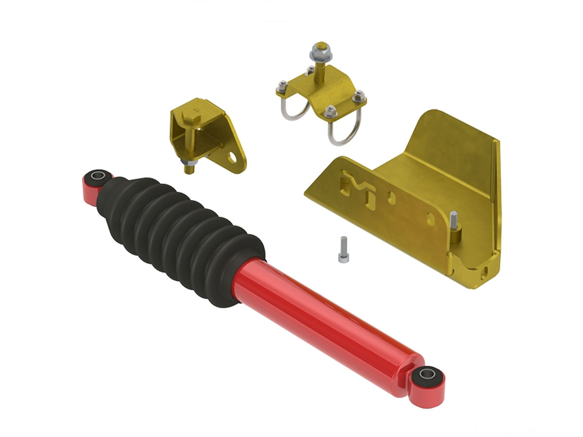 Metalcloak JL/ JLU Steering Stabilizer Kit w/ Axle Disconnect Skid Plate