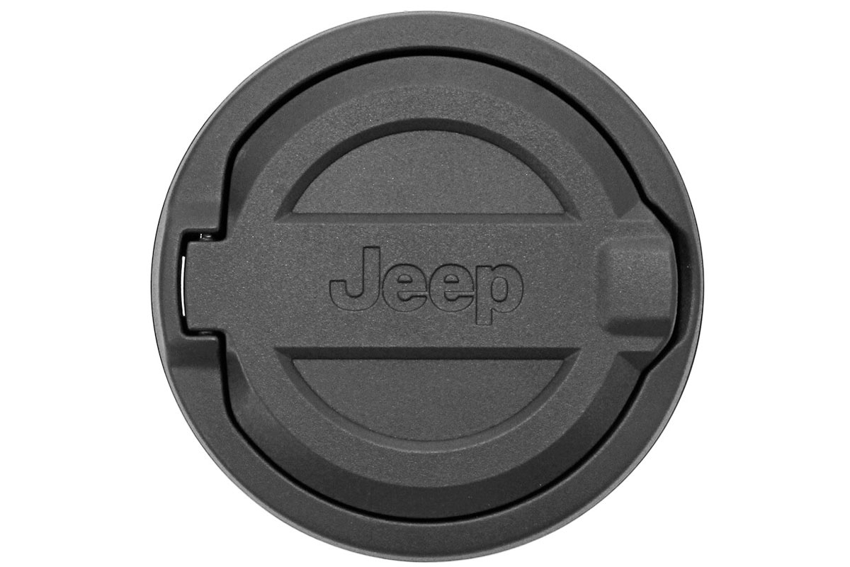 Mopar Black Fuel Door | Jeep Wrangler JL/U | RubiTrux