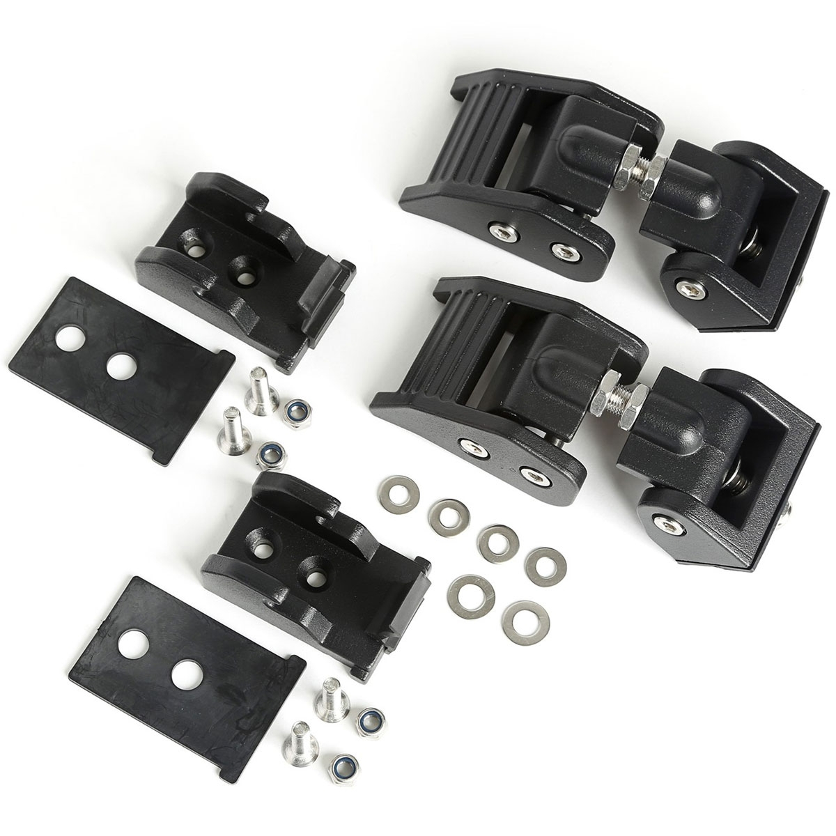 Rugged Ridge Hood Latches Textured Black - 2018+ Jeep Wrangler JL Rugged Ridge Hood Latches Textured Black - 2018+ Jeep Wrangler JL