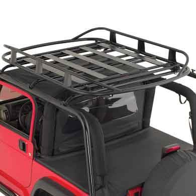 Smittybilt 17185 Rugged Rack Roof Basket 50 X 70 250 Lb Rating Black