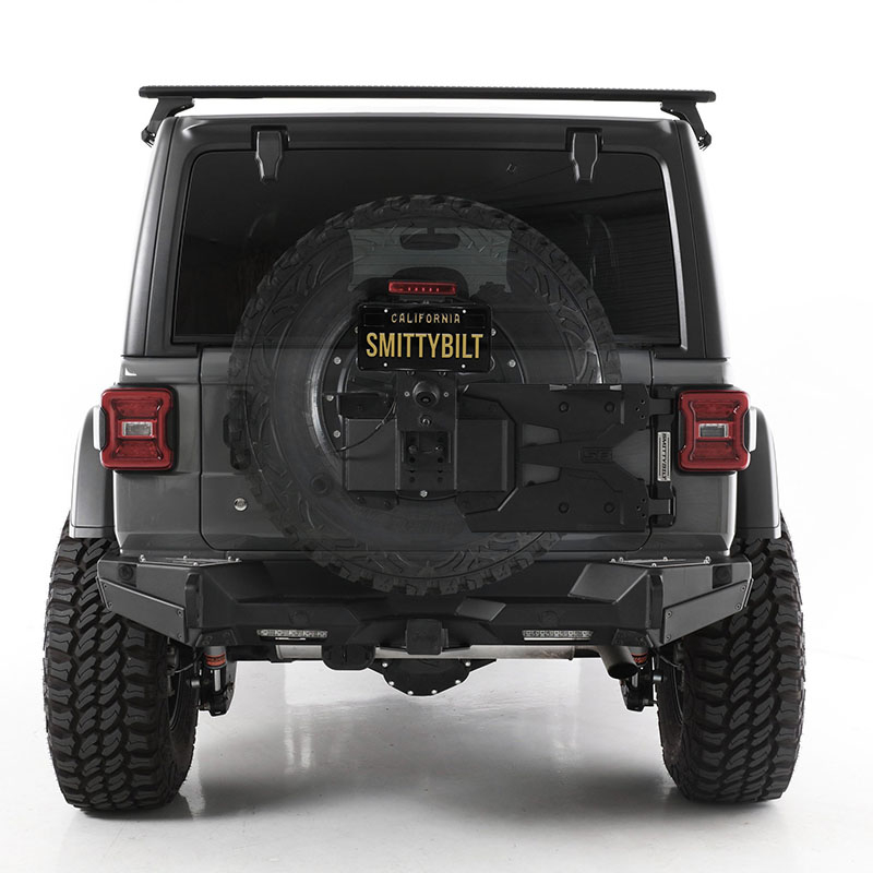 Smittybilt 7743 HD Pivot Tire Carrier | Wrangler JL | Oversize