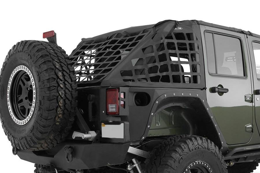 Smittybilt Cargo Net | Jeep Wrangler JKU | RubiTrux