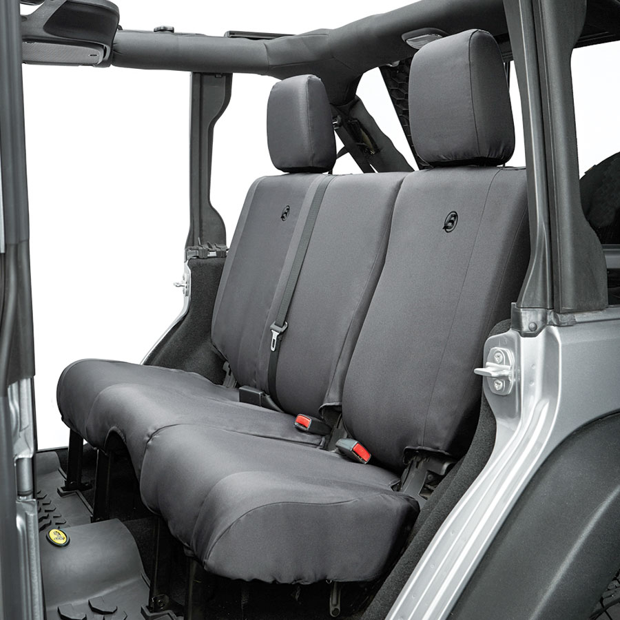 Bestop Black Rear Seat Cover 12 17 Jeep Wrangler JKU