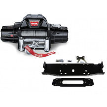 Warn Zeon Winch and Maximus-3 Centered WInch Mount