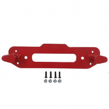Maximus-3 Wrangler JL Steel Front Bumper Group Winch Hook Anchor | Red