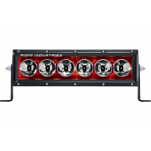 Rigid Industries Radiance Plus Back-Light LED Light Bar 10" - Red