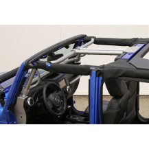 Sport Cage Front Section - Powdercoated Silver