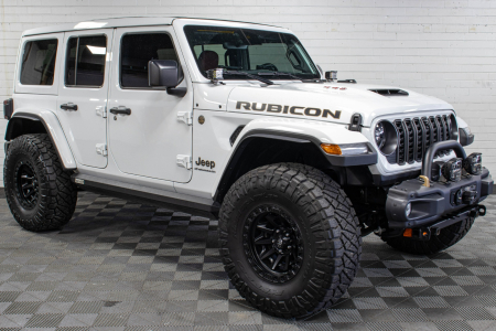 Pre-Owned 2024 Jeep Wrangler JL Unlimited Rubicon 448 650HP Power by Petty Bright White, 5k Miles