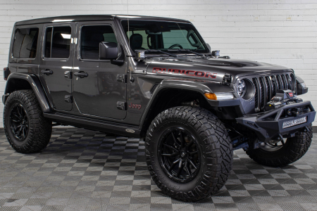 Pre-Owned 2021 Jeep Wrangler JL Unlimited Rubicon HEMI Granite Crystal 540HP Power by Petty, 17k Miles