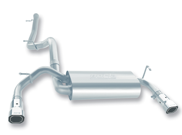 Borla T304 Catback Split Rear Exhaust System | Wrangler JK/U