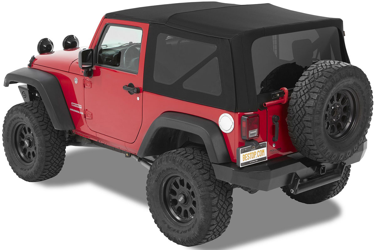 Bestop | Replace-a-Top | Wrangler JK 2 Door | Black Twill Bestop | Replace-a-Top | Wrangler JK 2 Door | Black Twill